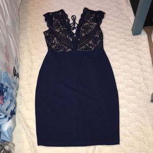 Blue party dress